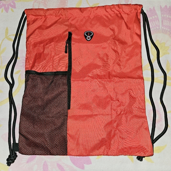 Drawstring Backpack Sports Gym Bag, NEW - Picture 7 of 9
